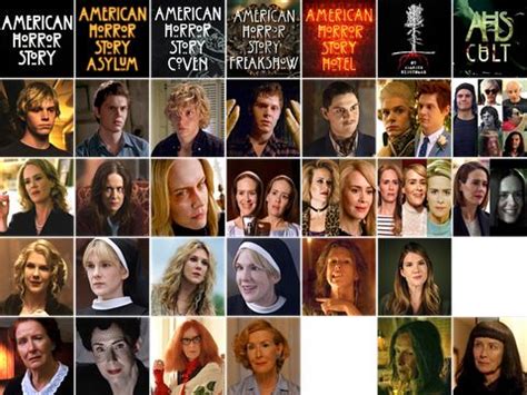 ahs season 1 cast list.